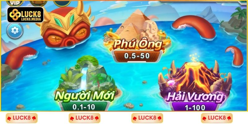 LUCK8 | Bắn Cá Tiểu Tiên - Săn Thưởng, Nhận Quà Không Giới Hạn 3 Săn cá Tiểu Tiên có 3 chế độ chơi hấp dẫn