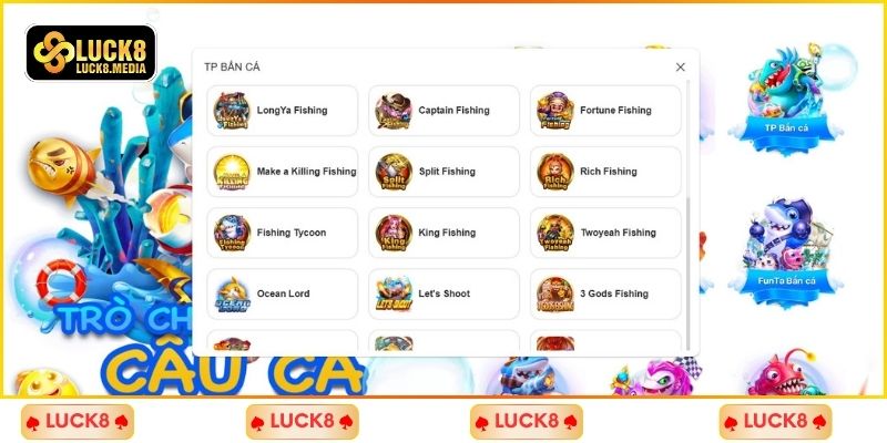 LUCK8 | Bắn Cá Luck8 - Săn Thưởng Đại Dương, Nhận Thưởng Khủng 3 Giao diện bắt mắt và khoa học, rõ ràng