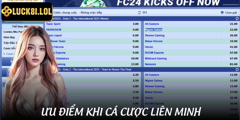 LUCK8 | Cá Cược Liên Minh | Chơi Game Esports Với Kèo Cược Chuẩn Xác 3 Lợi ích khi chơi kèo cược Liên Minh tại nhà cái