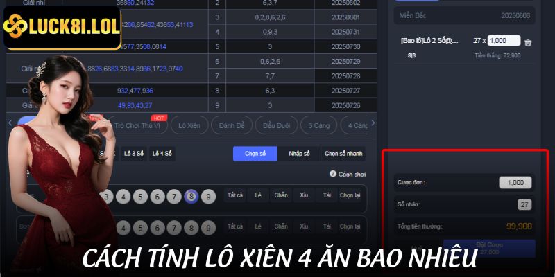 LUCK8 | Lô Xiên 4 Ăn Bao Nhiêu - Hiểu Cách Tính Để Cá Cược Không Lỗ 3 Từng cách tính lô xiên 4 ăn bao nhiêu dễ hiểu nhất